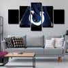 5 panel canvas wall art framed prints  Indianapolis Colts decor picture1212 (3)