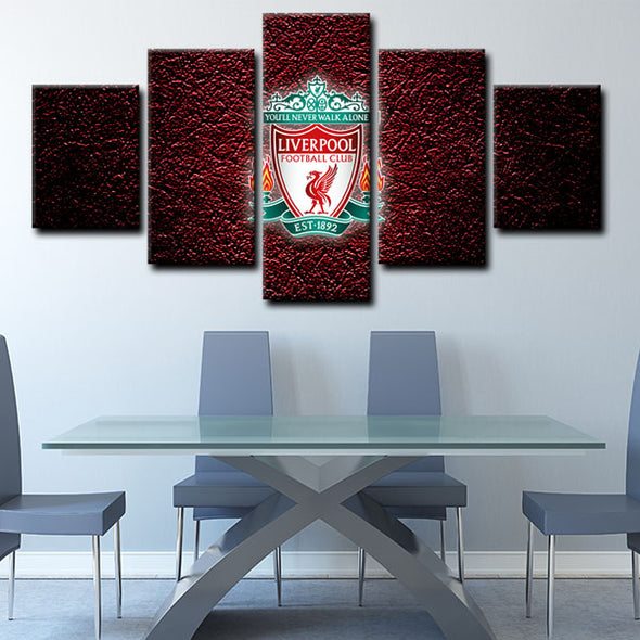  5 panel canvas wall art framed prints  Liverpool Football Club decor picture1205 (2)