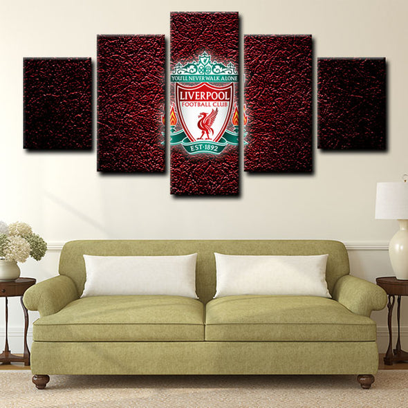  5 panel canvas wall art framed prints  Liverpool Football Club decor picture1205 (4)
