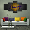 5 panel canvas wall art framed prints  Los Angeles Lakers Bryant decor picture1223 (4)