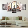 5 panel canvas wall art framed prints  Miami Heat decor picture1205 (1)