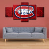 5 panel canvas wall art framed prints  Montreal Canadiens decor picture1205 (4)