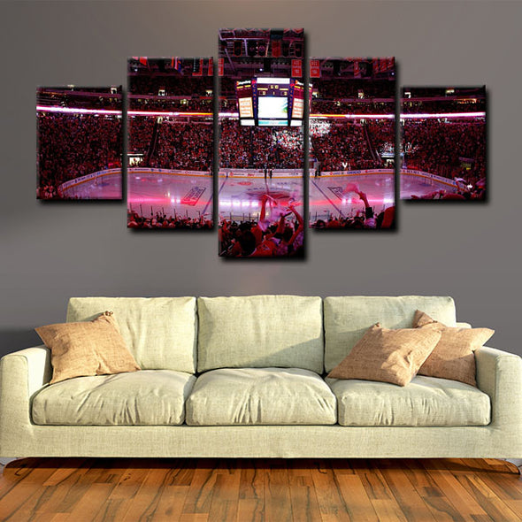 5 panel canvas wall art framed prints  Montreal Canadiens decor picture1215 (3)