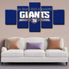 5 panel canvas wall art framed prints  New York Giants  decor picture1205 (4)