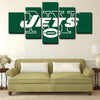  5 panel canvas wall art framed prints  New York Jets decor picture1205 (2)