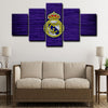 5 panel canvas wall art framed prints  Real Madrid CF decor picture1205 (3)