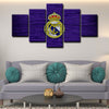  5 panel canvas wall art framed prints  Real Madrid CF decor picture1205 (4)