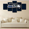 5 panel canvas wall art framed prints  Seattle Seahawks decor picture1205 (4)