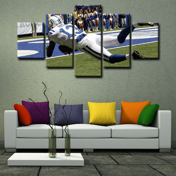 5 panel canvas wall art framed prints  T. Y. Hilton decor picture1222 (1)