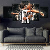 5 panel canvas wall art modern pictures JUV Two players live room decor-1232 (4)
