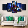 5 panel canvas wall art prints FC Barcelona Messi home decor-1229 (2)