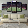 5 panel custom canvas art Atlanta Falcons Rugby Field live room decor-1216 (1)