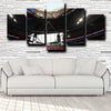 5 panel custom canvas prints Atlanta Falcons Mercedes-Benz Stadium live room decor- (1)