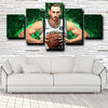 5 panel custom canvas prints Celtics Hayward live room decor-1216 (1)