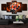 5 panel custom canvas prints Philadelphia Flyers Giroux room decor-1201 (2)