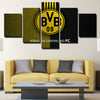 5 panel modern art canvas prints Borussia Dortmund decor picture -1221 (2)