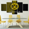 5 panel modern art canvas prints Borussia Dortmund decor picture -1221 (3)