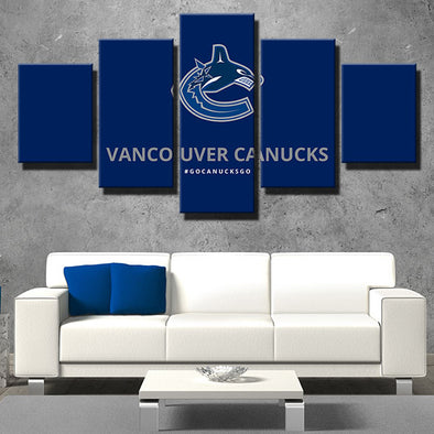 Vancouver Canucks V New Jersey Devils Canvas Print / Canvas Art by Andy  Marlin 
