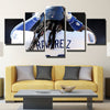5 panel modern art canvas prints Dodgers Defensive back wall picture-40010 (3)