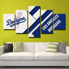 5 panel modern art canvas prints Dodgers business card wall decor-40016 (2)