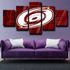 5 panel modern art canvas prints Hurricanes Logo live room decor-1215 (4)
