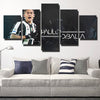 5 panel modern art canvas prints Juve Dybala black live room decor-1334 (2)