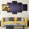 5 panel modern art canvas prints Nords purple and yellow wall decor-1210 (3)