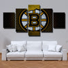 5 panel modern art canvas prints Spoked B honeycomb live room decor-1210 (3)