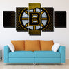 5 panel modern art canvas prints Spoked B honeycomb live room decor-1210 (4)