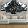5 panel modern art framed print Assassin Syndicate Jacob wall decor-1204 (2)