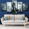 5 panel modern art framed print Assassin's Creed III wall picture-1206 (3)