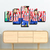 5 panel modern art framed print Atlético Madrid team Badge wall decor1229 (2)