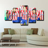 5 panel modern art framed print Atlético Madrid team Badge wall decor1229 (3)