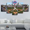 5 panel modern art framed print CCubs MLB home Wrigley Field wall decor-1201 (2)