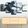5 panel modern art framed print COD Black Ops III Alessandra wall decor-1203 (2)
