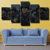 5 panel modern art framed print Call of duty WWII home decor-1203 (1)