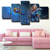 5 panel modern art framed print DOTA 2 Crystal Maiden wall decor-1278 (2)
