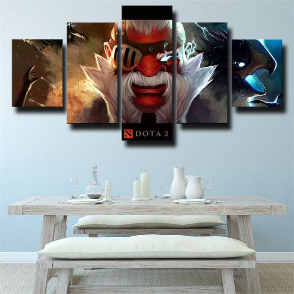 5 panel modern art framed print DOTA 2 Disruptor live room decor-1297 (1)