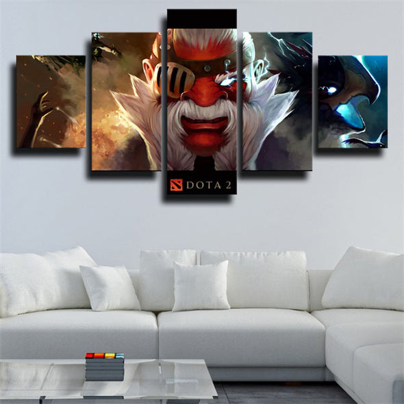 5 panel modern art framed print DOTA 2 Disruptor live room decor-1297 (3)
