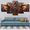 5 panel modern art framed print DOTA 2 Legion Commander wall picture-1336 (2)