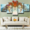5 panel modern art framed print DOTA 2 Naga Siren home decor-1387 (2)