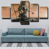 5 panel modern art framed print DOTA 2 Naga Siren wall picture-1389 (2)