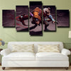 5 panel modern art framed print DOTA 2 Slark live room decor-1446 (3)