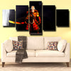 5 panel modern art framed print DOTA Juggernaut 2 wall decor-1233 (3)