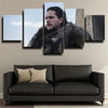 5 panel modern art framed print Game of Thrones Jon Snow decor picture-1619 (3)