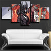 5 panel modern art framed print League Legends Aatrox wall decor-1200 (2)
