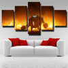 5 panel modern art framed print League Legends Blitzcrank wall decor-1200 (2)