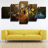 5 panel modern art framed print League Legends Blitzcrank wall picture-1200 (2)