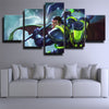 5 panel modern art framed print League Legends Darius live room decor-1200(2)