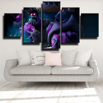 5 panel modern art framed print League Legends Dr. Mundo wall decor-1200 (1)